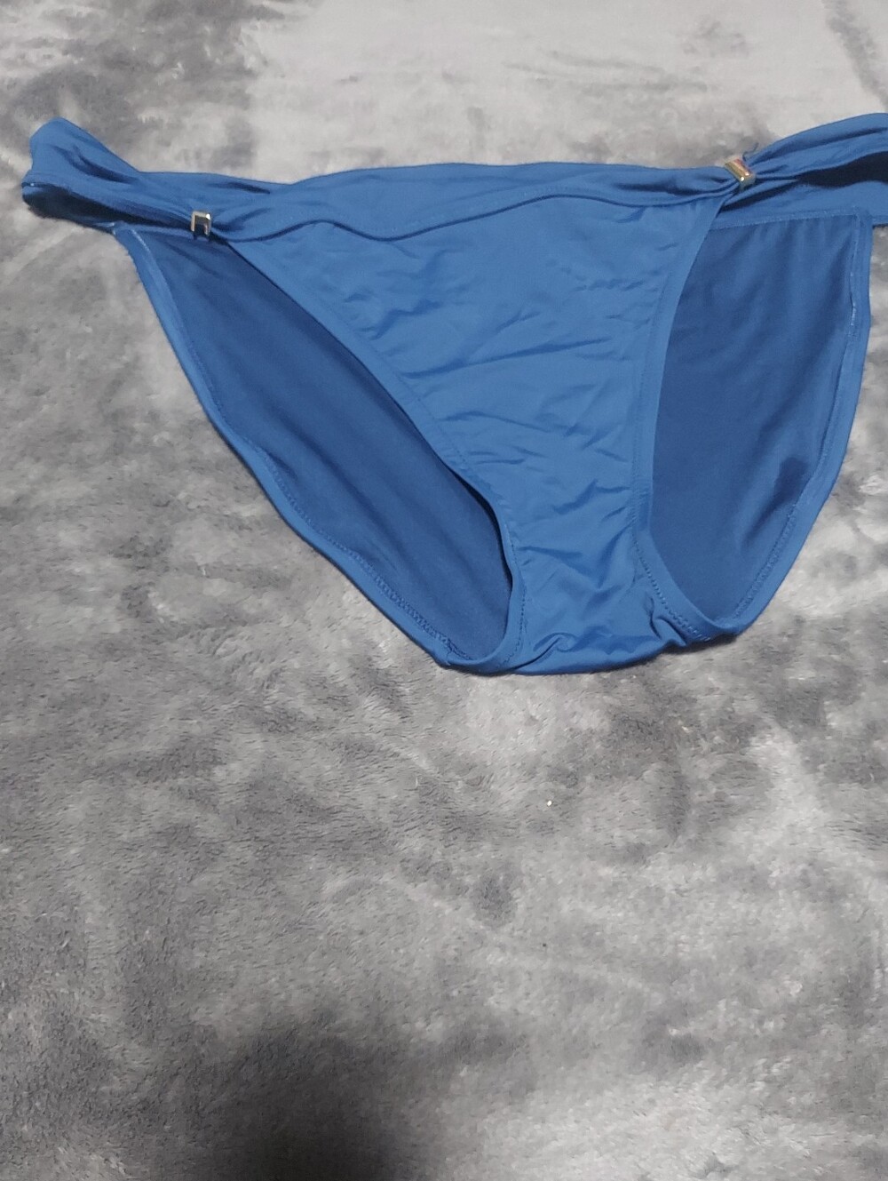 Victoria Secret Blue Women's Bikini Bottom - Classic Coverage